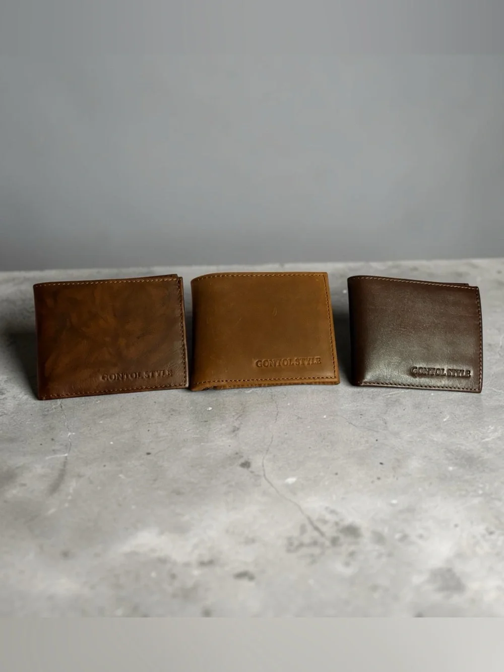 Men's Brown Leather Wallet